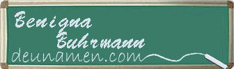 Benigna Buhrmann Visitenkarte